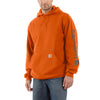 Carhartt Men's Orange Midweight Signature Sleeve Logo Hooded Sweatshirt