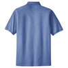 Port Authority Men's Faded Blue Pique Knit Polo with Pocket