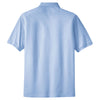 Port Authority Men's Light Blue Pique Knit Polo with Pocket