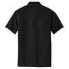 Port Authority Men's Jet Black/Charcoal Rapid Dry Tipped Polo