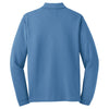 Port Authority Men's Riviera Blue Rapid Dry Long Sleeve Polo
