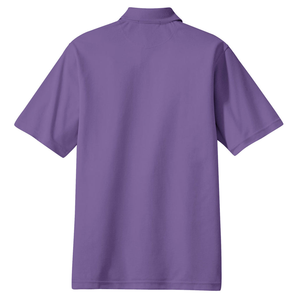 Port Authority Men's Dusty Purple Rapid Dry Polo