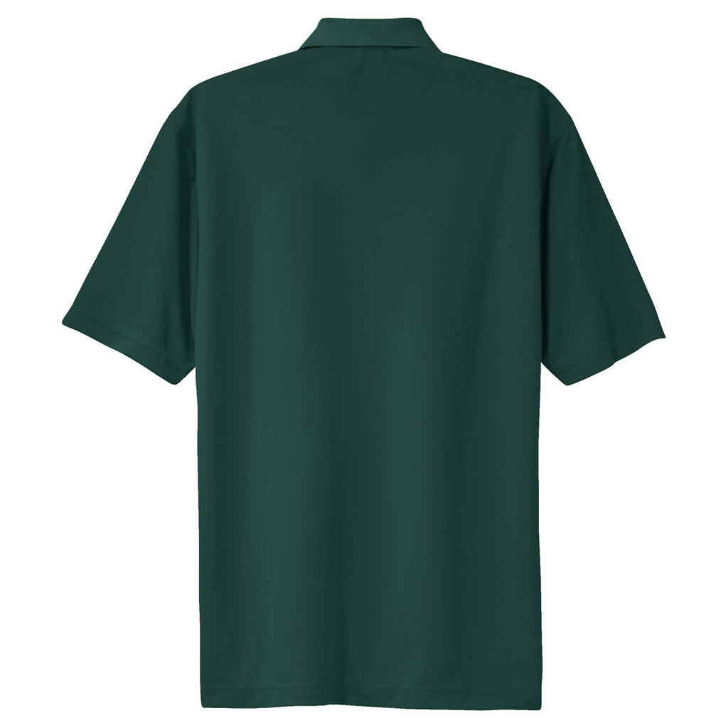 Sport-Tek Men's Dark Green Dri-Mesh Polo