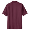 Port Authority Men's Burgundy Silk Touch Polo with Pocket