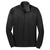 Port Authority Men's Black/Iron Grey Vertical Texture 1/4-Zip Pullover