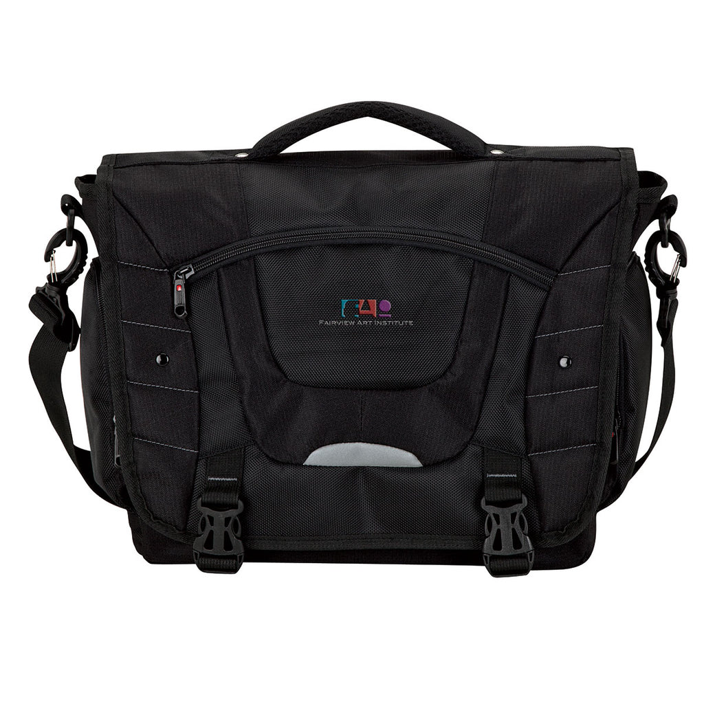 Sovrano Black Santos Executive Messenger Bag