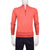 Bugatchi Men's Solid Lava Half Zip Mock Neck