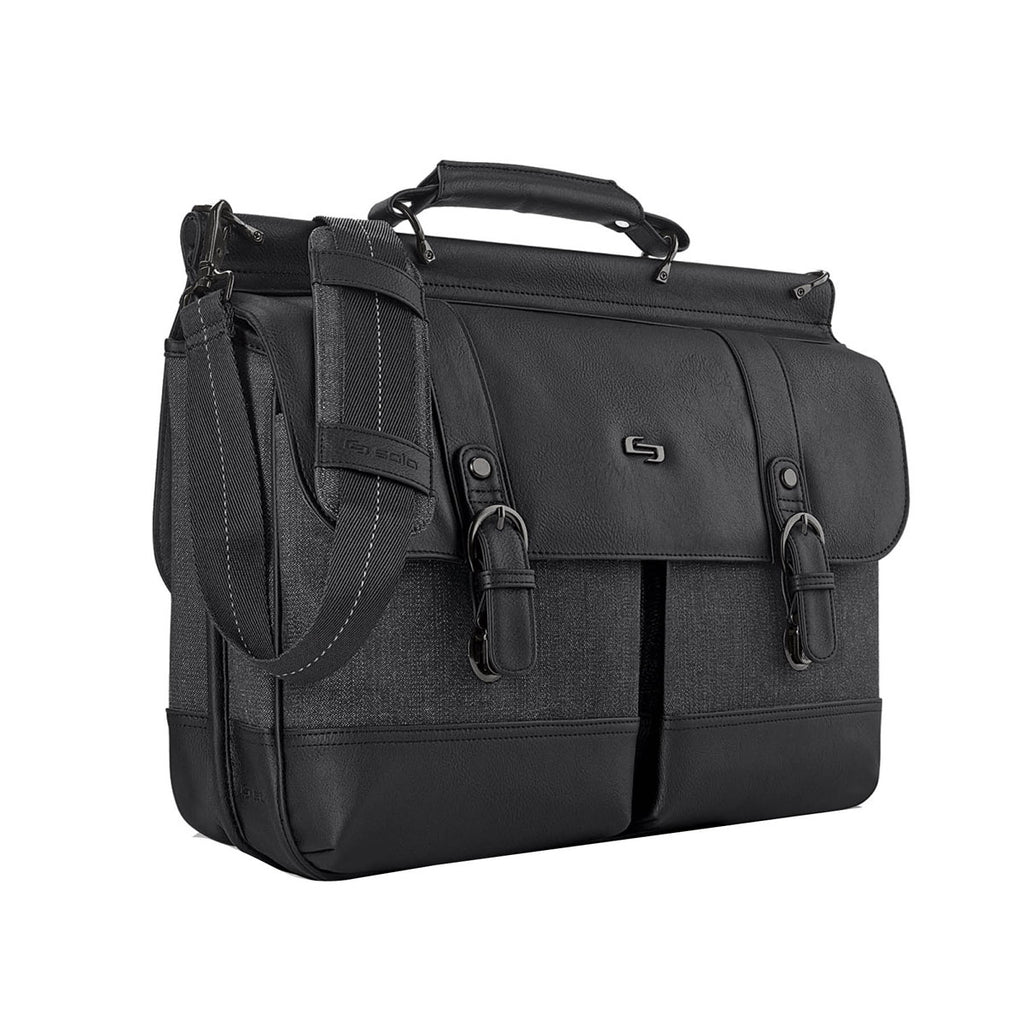 Solo Black Thompson Briefcase