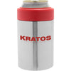 Kratos Red 12 oz Double Wall Stainless Can Cooler