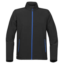 Stormtech Men's Black/Azure Blue Orbiter Softshell