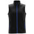 Stormtech Men's Black/ Azure Blue Orbiter Softshell Vest