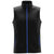 Stormtech Men's Black/Azure Blue Orbiter Softshell Vest