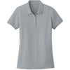 Port Authority Women's Gusty Grey Core Classic Pique Polo