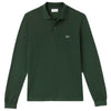 Lacoste Men's Green Long Sleeve Classic Pique Polo