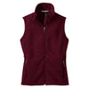 Port Authority Women's Maroon Value Fleece Vest