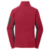 Port Authority Women's Rich Red/Black Summit Fleece Full-Zip Jacket