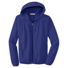 Port Authority Women's Mediterranean Blue Hooded Essential Jacket