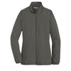 Port Authority Women's Grey Steel Zephyr Full-Zip Jacket