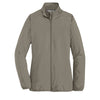 Port Authority Women's Stratus Grey Zephyr Full-Zip Jacket