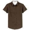 Port Authority Women's Coffee Bean/Light Stone Short Sleeve Easy Care Shirt