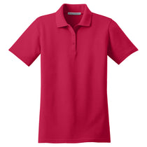 Port Authority Women's Red Stain-Resistant Polo