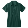 Port Authority Women's Green Glen Vertical Pique Polo