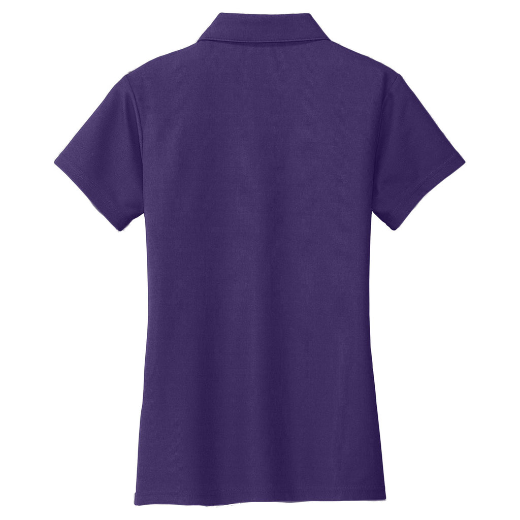 Port Authority Women's Majestic Purple Vertical Pique Polo