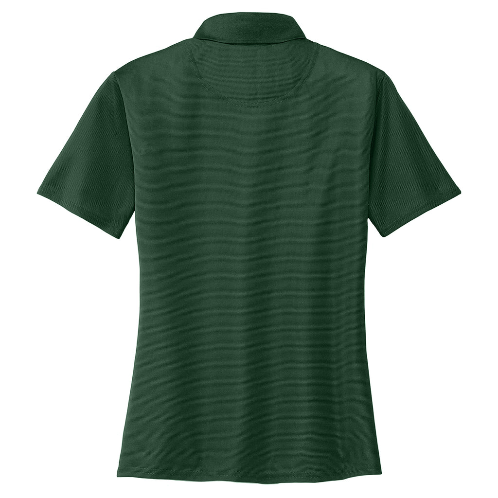 Port Authority Women's Dark Green Dry Zone Ottoman Polo