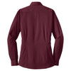 Port Authority Women's Maroon Tonal Pattern Easy Care Shirt