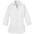 Port Authority Women's White 3/4-Sleeve Blouse