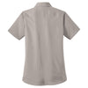 Port Authority Women's Grey S/S Value Poplin Shirt