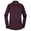 Port Authority Women's Aubergine Purple Stretch Poplin Shirt