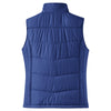 Port Authority Women's Mediterranean Blue/Black Puffy Vest