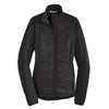 Port Authority Women's Deep Black Hybrid Soft Shell Jacket