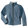Port Authority Women's Atlantic Blue/Chrome Glacier Softshell Jacket