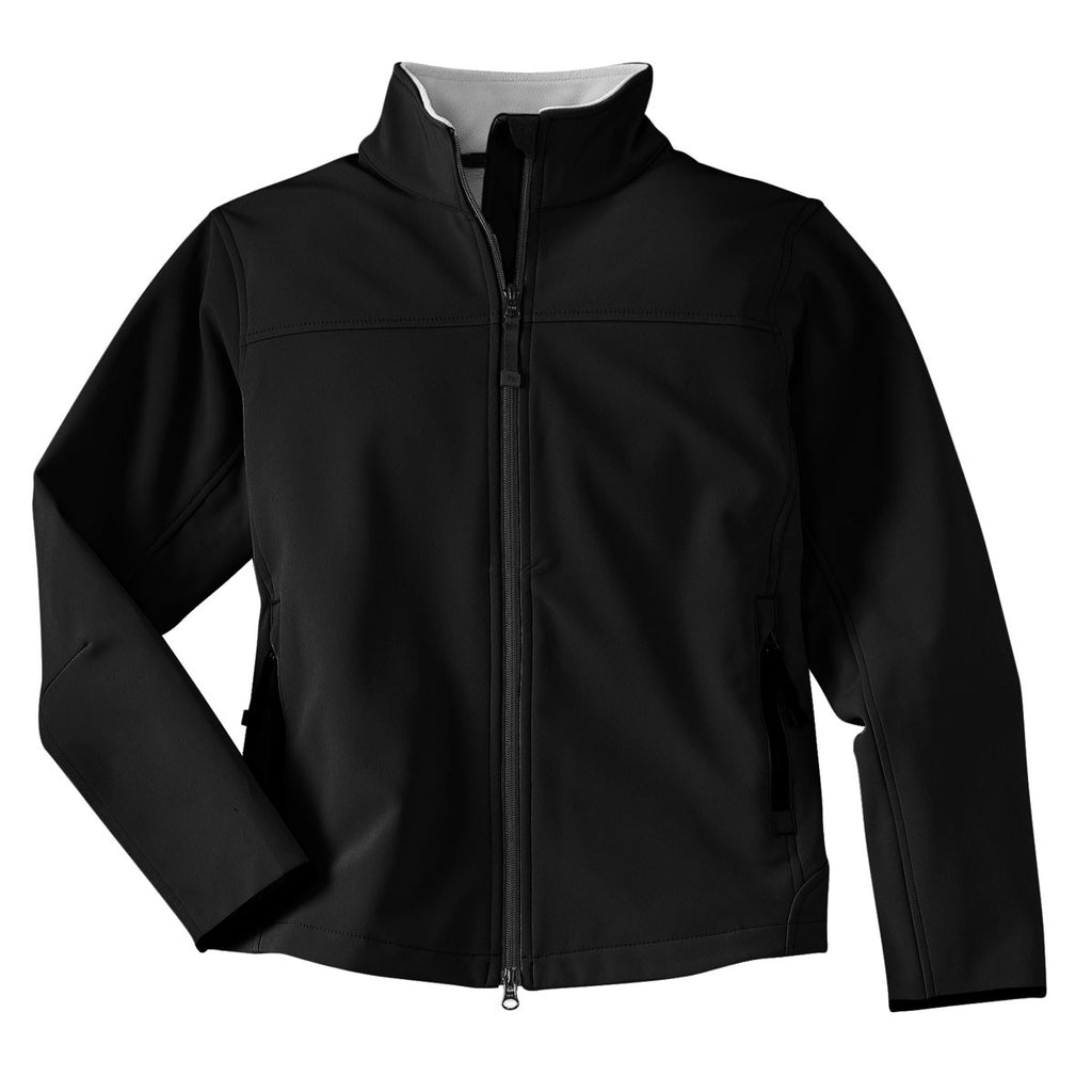 Port Authority Women's Black/Chrome Glacier Softshell Jacket