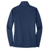 Port Authority Women's Regatta Blue/Iron Grey Vertical Texture Full-Zip Jacket
