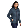 Port Authority Women's Regatta Blue/ River Blue Packable Puffy Jacket