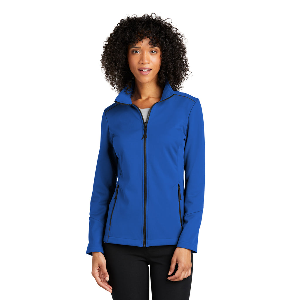 Port Authority Women's True Royal Collective Tech Soft Shell Jacket