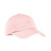 Port Authority Women's Light Pink/White Sandwich Bill Cap with Striped Closure