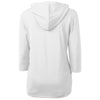 Cutter & Buck Women's White Virtue Eco Pique Recycled Half Zip Pullover Hoodie