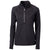 Cutter & Buck Women's Black Adapt Eco Knit Recycled Half Zip Pullover