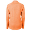 Cutter & Buck Women's College Orange Heather Adapt Eco Knit Heather Recycled Full Zip