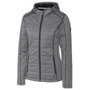 Cutter & Buck Women's Charcoal WeatherTec Altitude Quilted Jacket