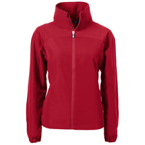 Cutter & Buck Women's Cardinal Red Charter Eco Recycled Full Zip Jacket