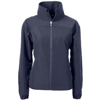 Cutter & Buck Women's Navy Blue Charter Eco Recycled Full Zip Jacket