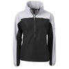 Cutter & Buck Women's Black/Polished Charter Eco Recycled Anorak Jacket
