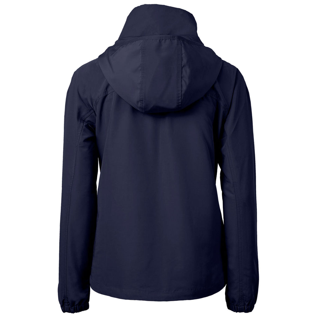 Cutter & Buck Women's Navy Blue Charter Eco Recycled Anorak Jacket