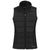 Cutter & Buck Women's Black Evoke Hybrid Eco Softshell Recycled Full Zip Vest