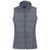 Cutter & Buck Women's Elemental Grey Evoke Hybrid Eco Softshell Recycled Full Zip Vest